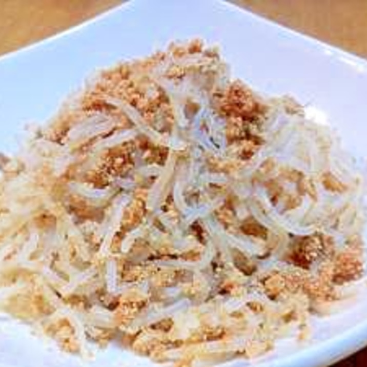 簡単!美味しい♪糸こんとたらの子缶炒め